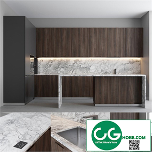 Porto gray kitchen