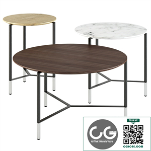 B&T design / Modest Round Coffee tables