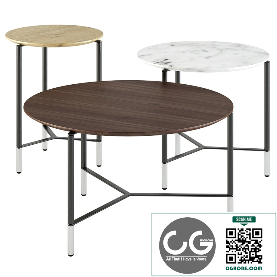 B&T design / Modest Round Coffee tables