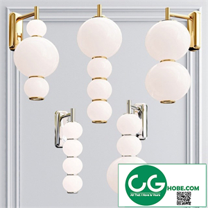 Collection pearls wall lamp