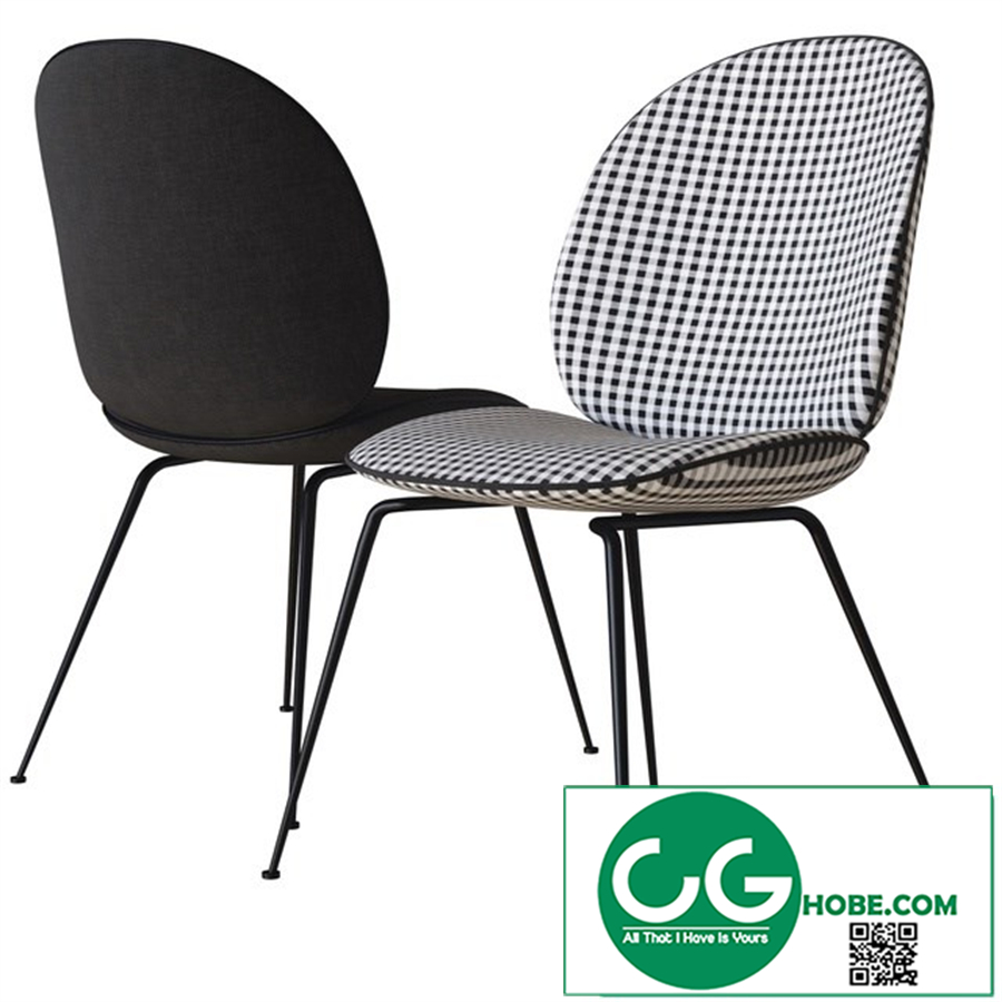 gubi beetle dining chair