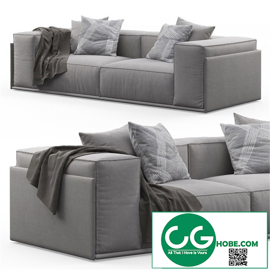 Roland 2-seat Sofa by Doimo Salotti
