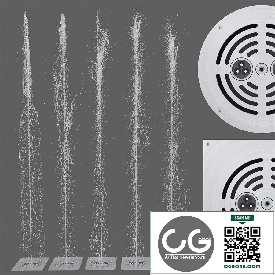 Pedestrian fountain Dry Deck KIT FPK-5000