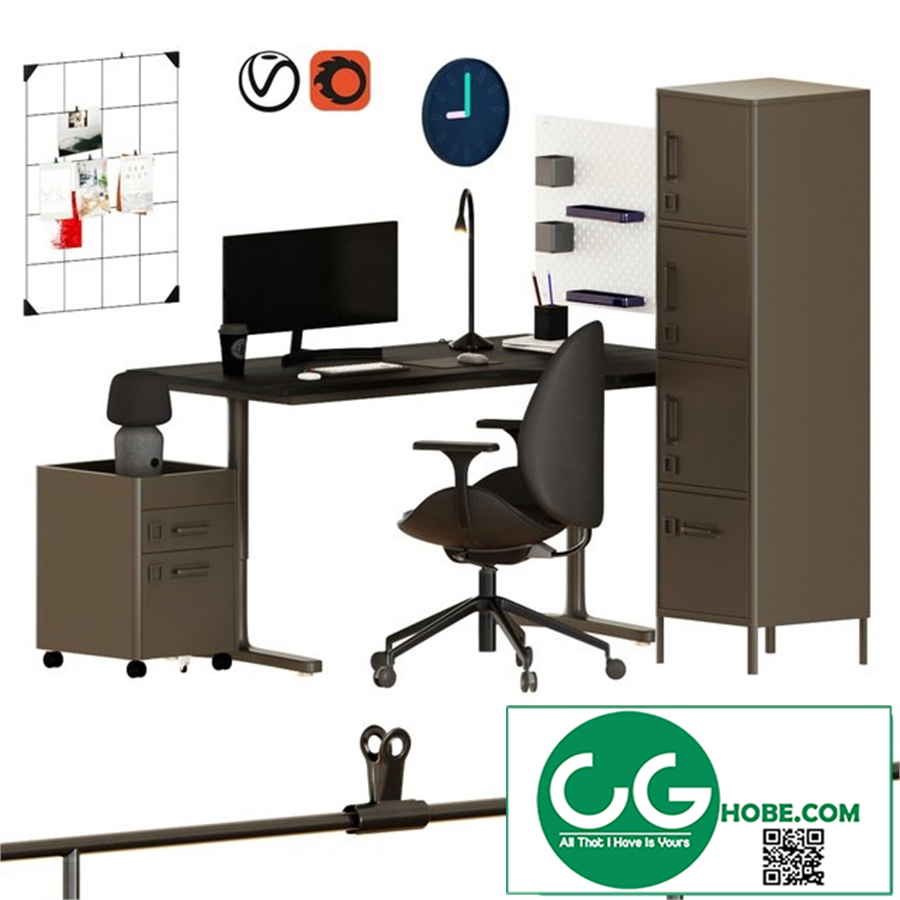 BEKANT Corner desk set 2