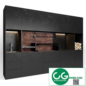 Bbq with electric kitchen