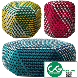 Tramae pouf by B&B Italia