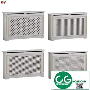 Decorative radiator screen set_04