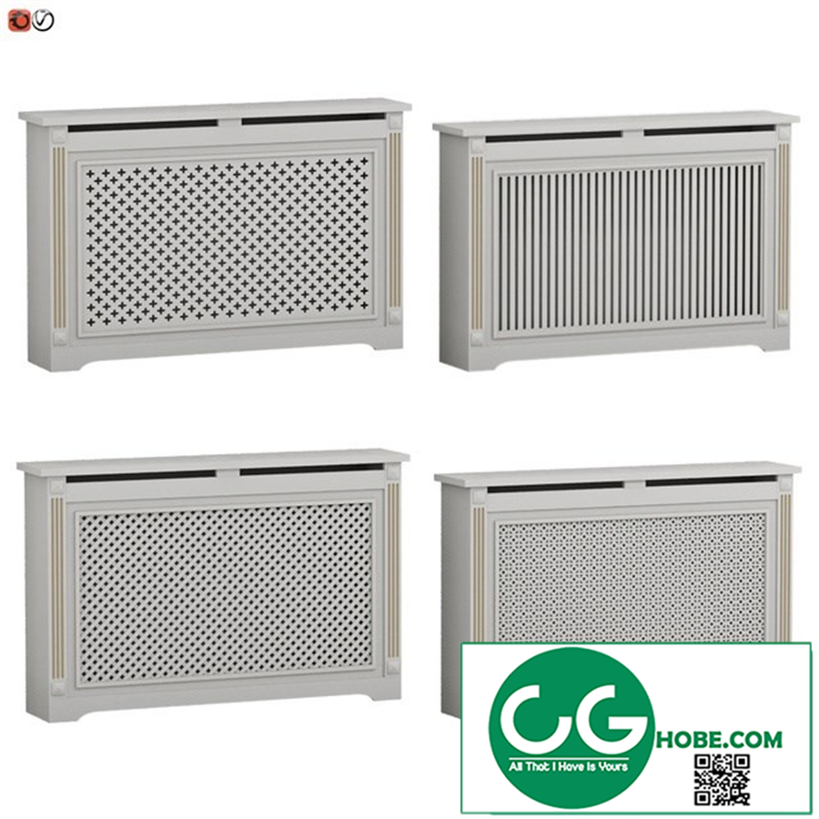 Decorative radiator screen set_04