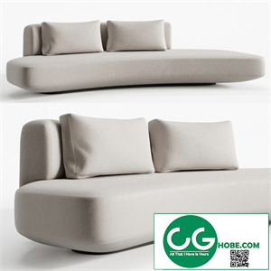 Audrey sofa 270 by Gallotti Radice