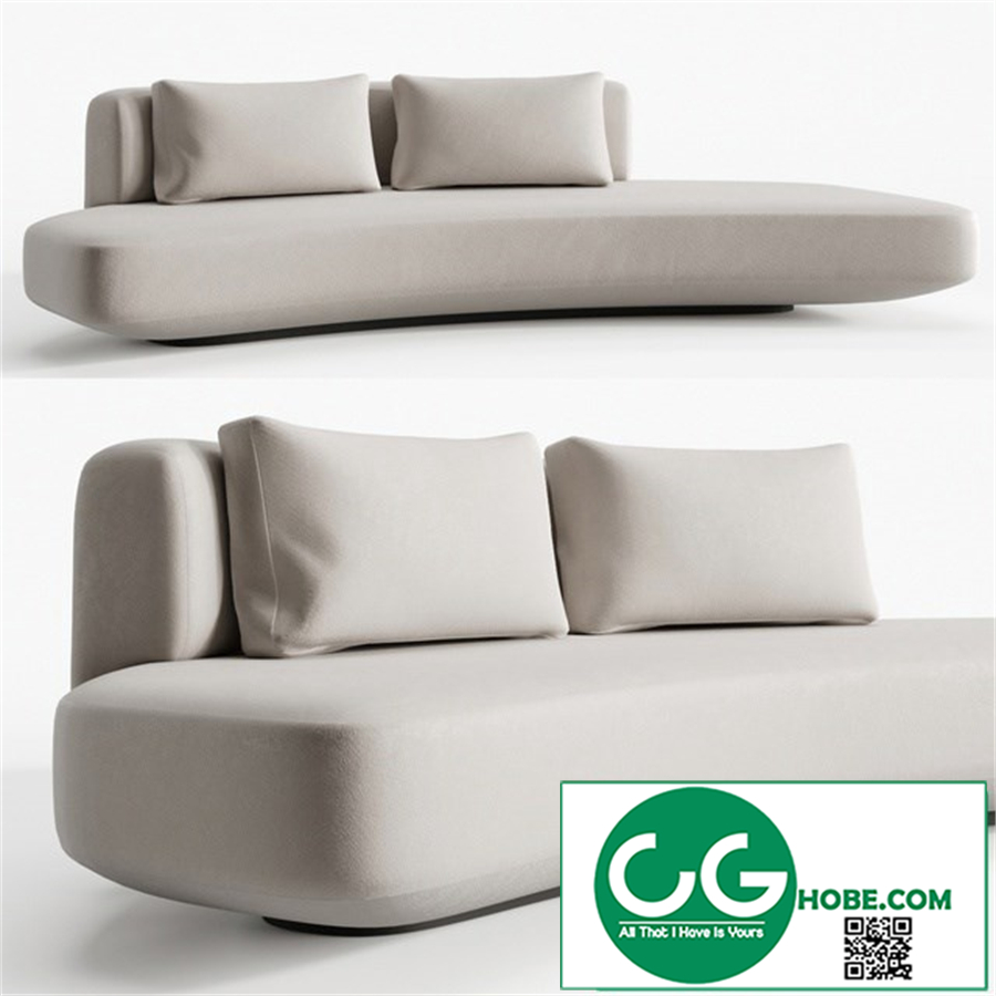 Audrey sofa 270 by Gallotti Radice