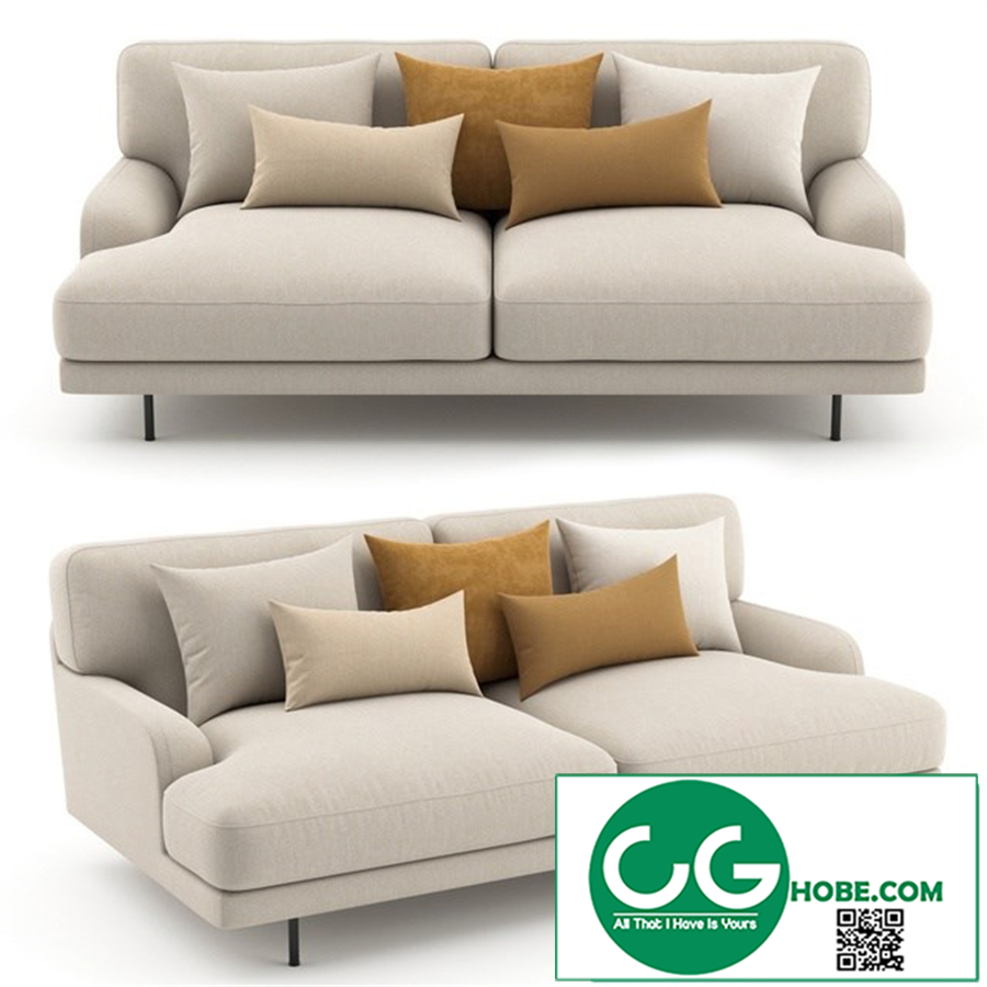 Flaneur Sofa - 2 Seater by GUBI
