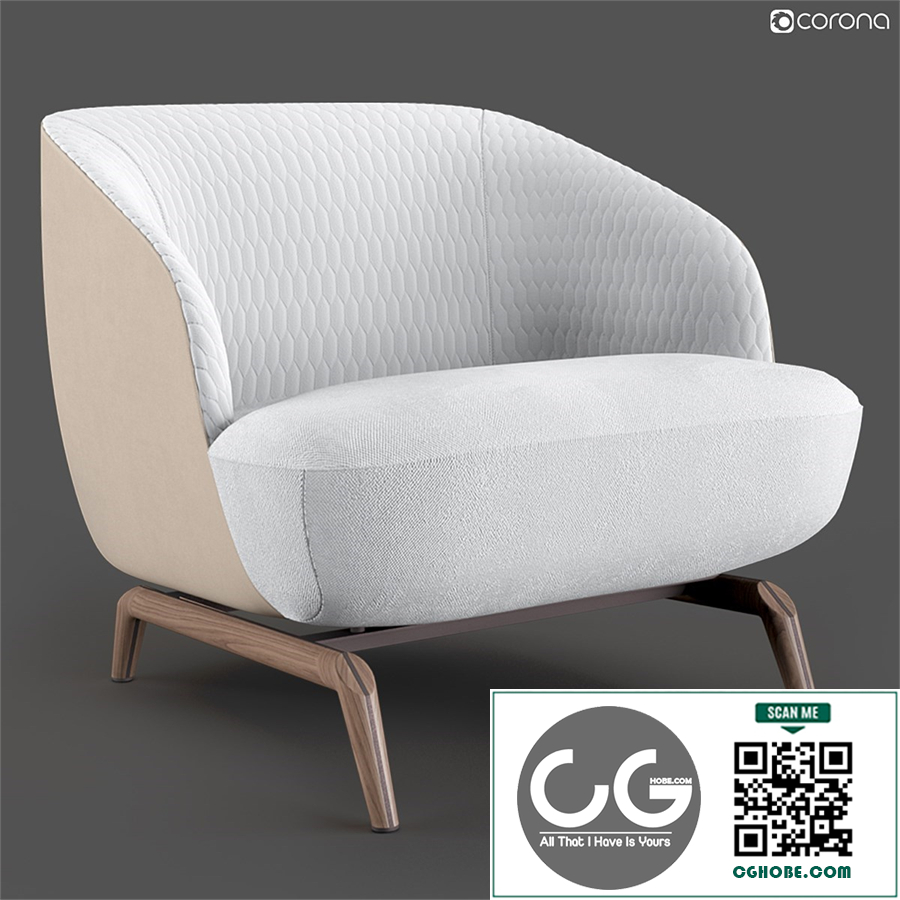 JANET | Armchair By Giorgetti