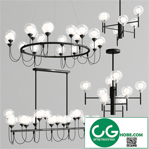 DeMarkt Chandelier Bremen collection light