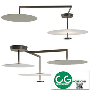 Flat Ceiling Lamp by vibia