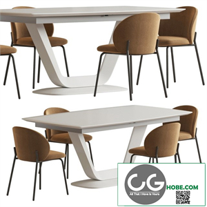 Alicante table Princeton chair Boconcept