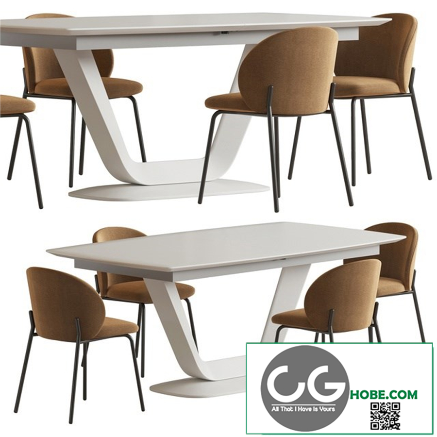 Alicante table Princeton chair Boconcept