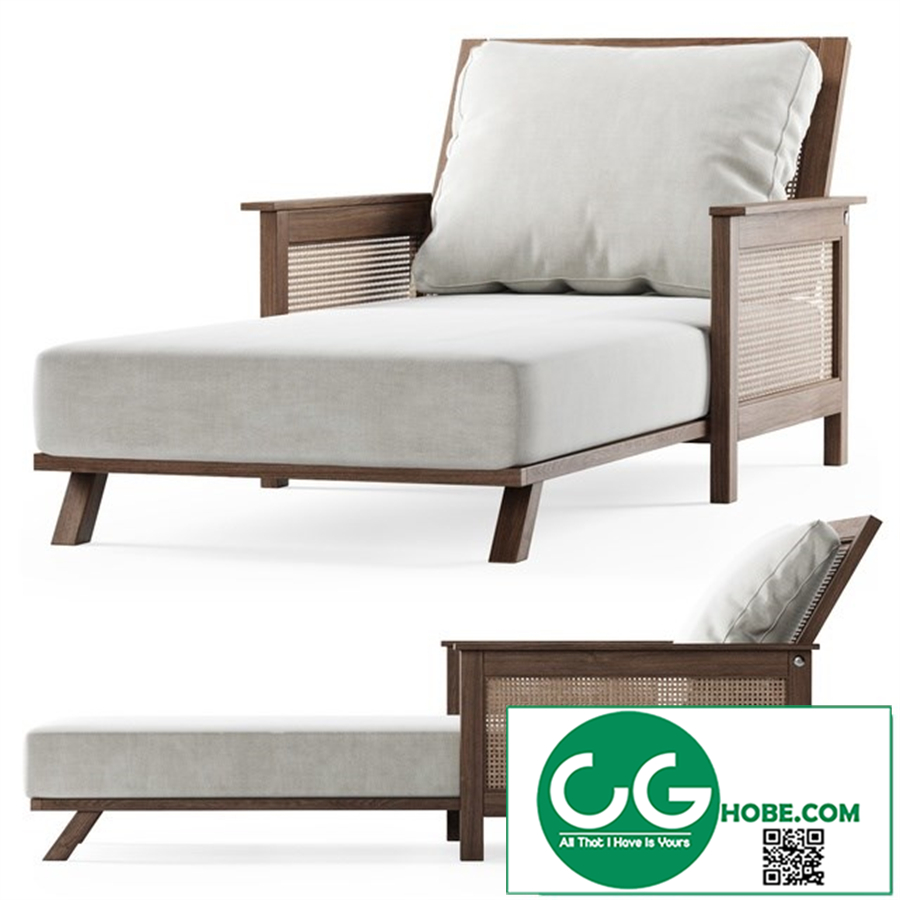 Wooden daybed