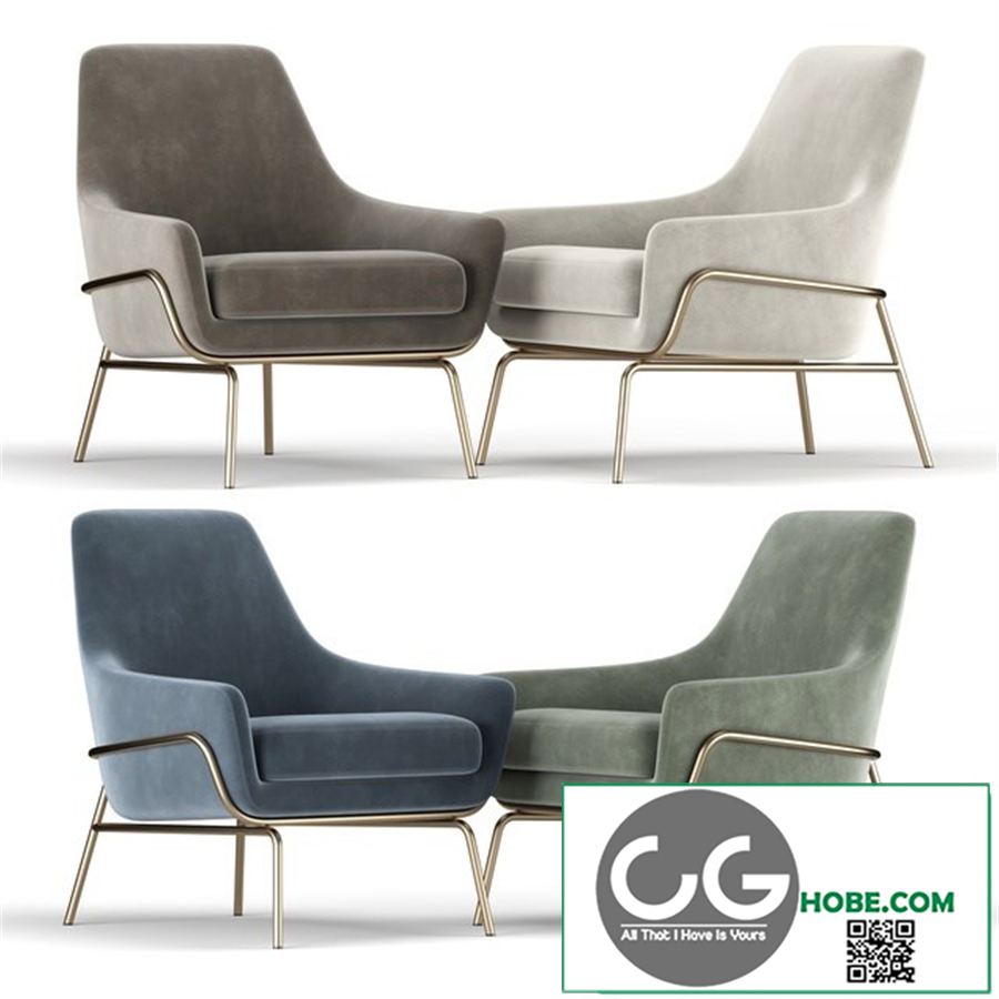 Coco Velvet Lounge Chair