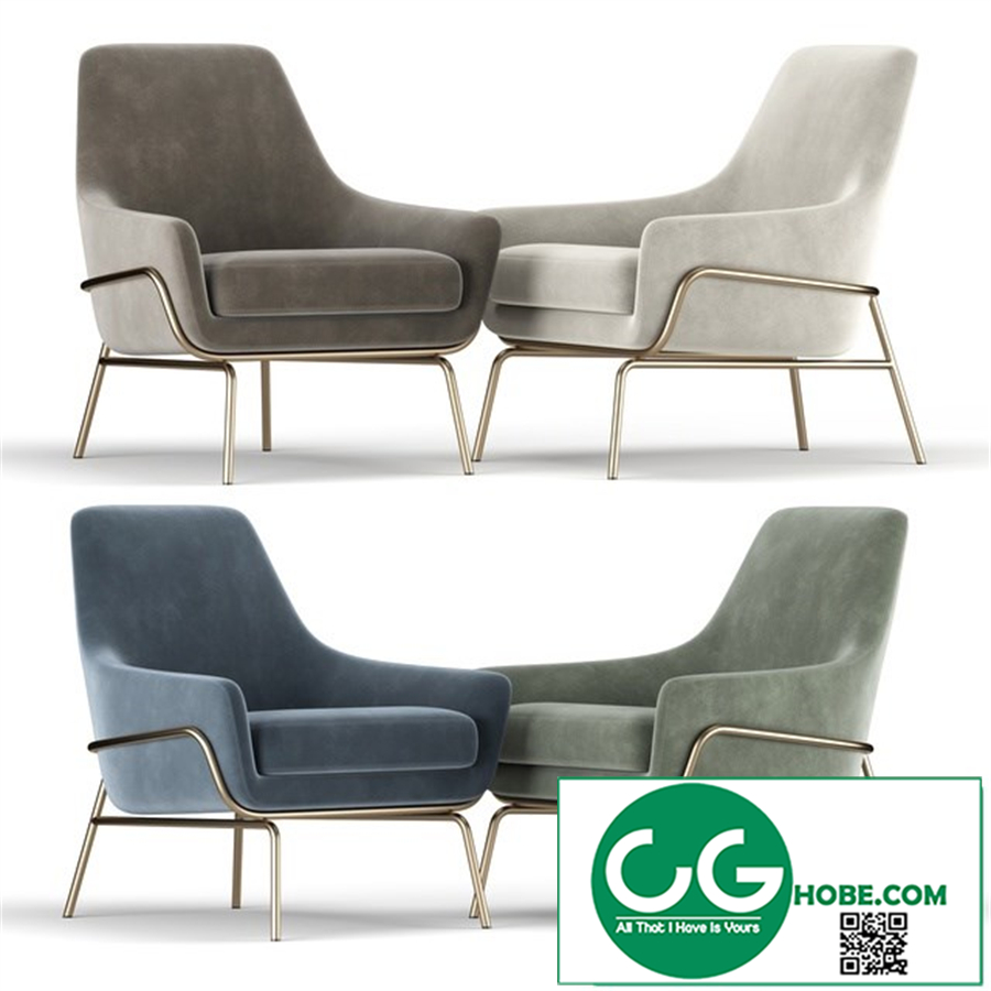 Coco Velvet Lounge Chair