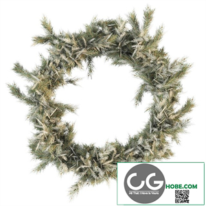 Christmas wreath of coniferous branches