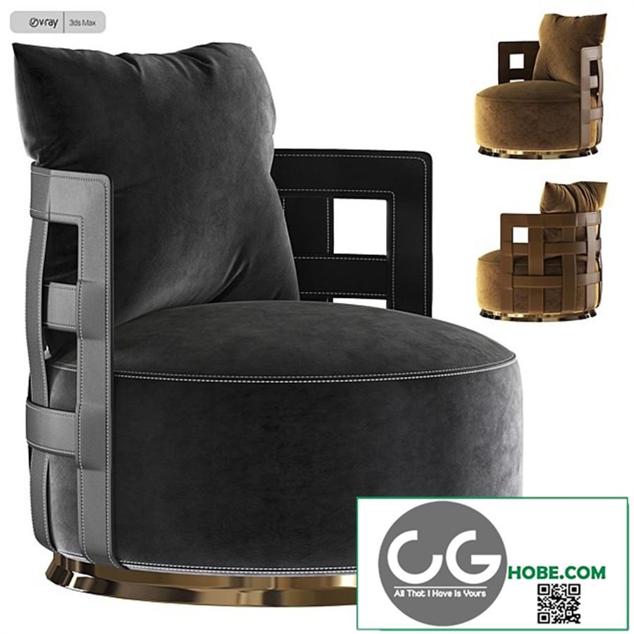 Rugiano Braid Armchair