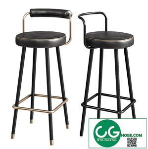 ToposWorkshop Block-BA Bar Stool