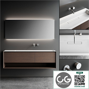 Falper Shape Evo Vanity Unit Set 1