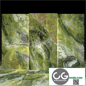 Brilliant Green Marble 02