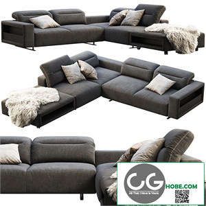 BoConcept Hampton corner sofa with storage