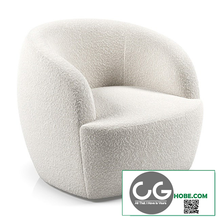 gwyneth ivory boucle chair