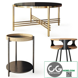 Coffee table Ismena, Kirby, Rolo from Angstrem. Coffee table by Angstrem
