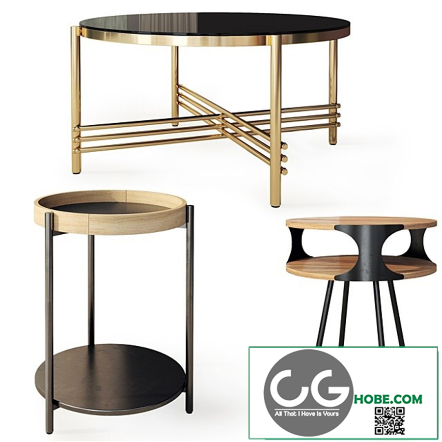 Coffee table Ismena, Kirby, Rolo from Angstrem. Coffee table by Angstrem