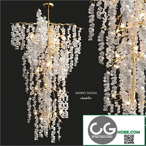 Shiro Noda Chandelier by John Richard