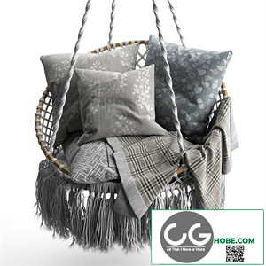 Rattan hammock SPELL Macrame