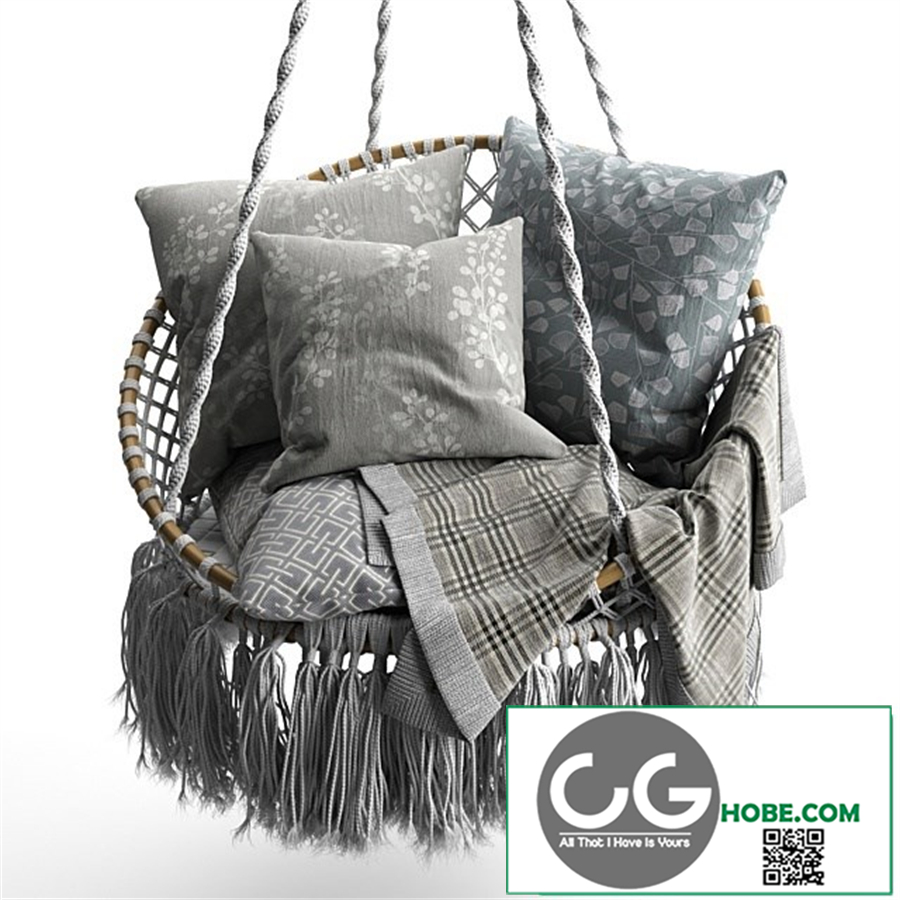 Rattan hammock SPELL Macrame
