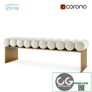 Baker Furniture, Runway bench baa3216
