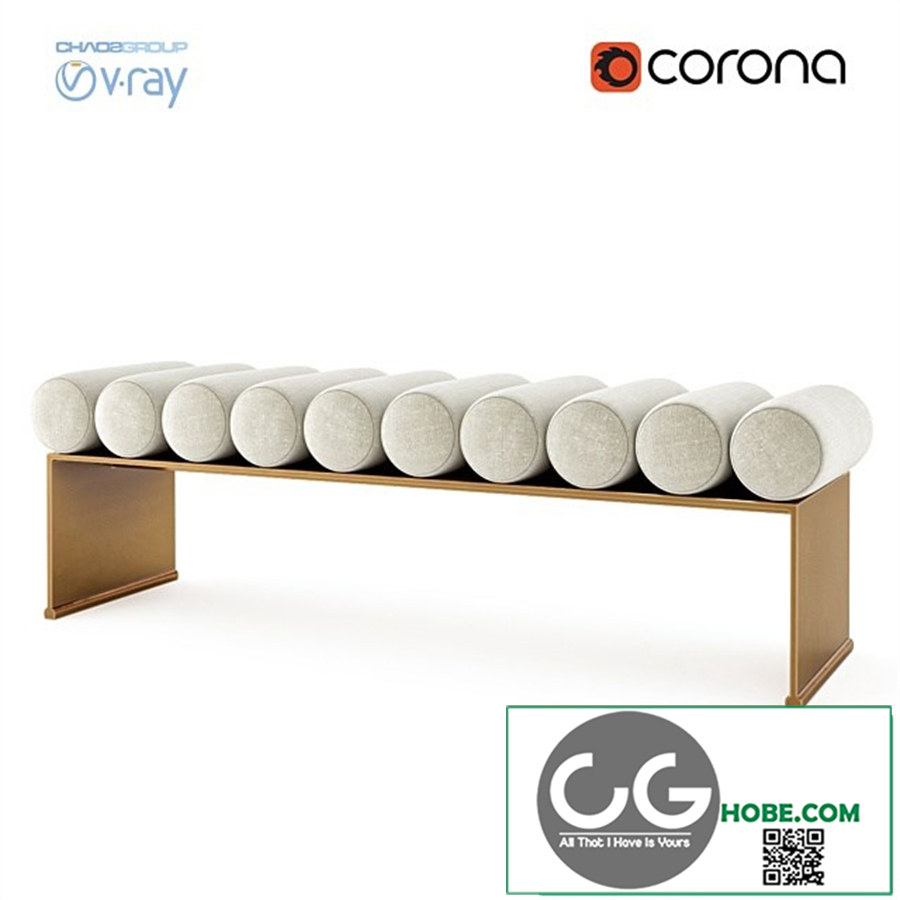 Baker Furniture, Runway bench baa3216