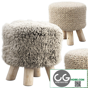 Joybird Yoli pouf (2 options)