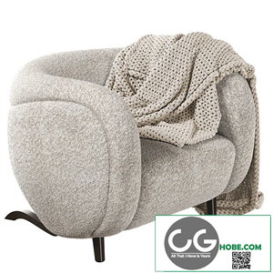 Armchair Pierre Augustin Rose LE MINITORE