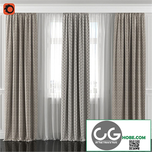 Curtains with window 162C