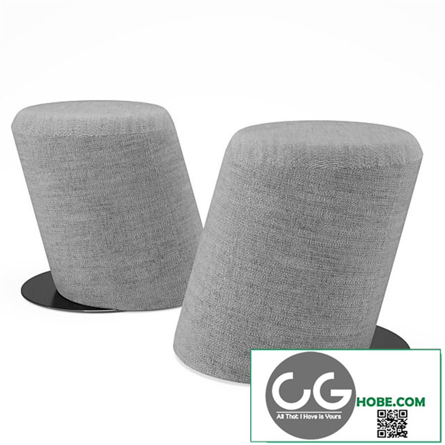 Slant pouf by Tom Dixon
