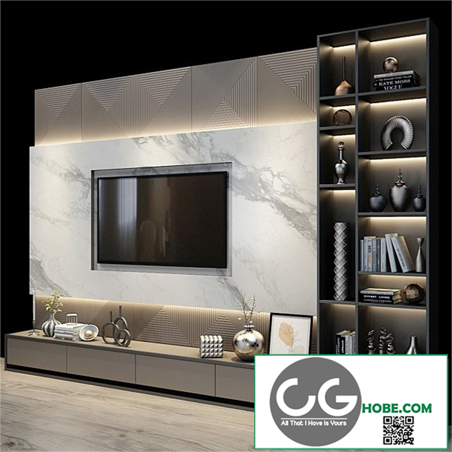 TV Wall set 0330