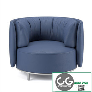 Wave armchair by Natuzzi Italia