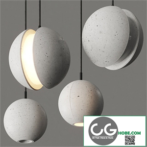 Lampatron Paldis / Bentu Moon Pendant Lamps