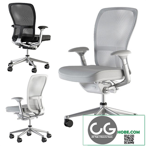 Office Chair Zody Black and White