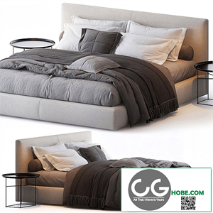 Richard bed by B&B Italia