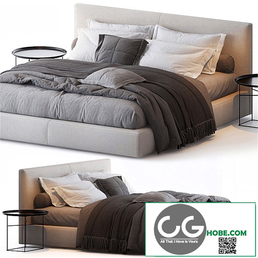 Richard bed by B&B Italia
