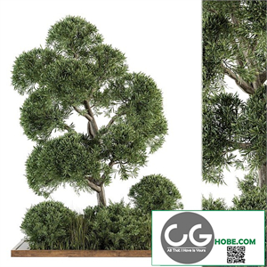 Garden set Tree and Bush - Garden Set 16
