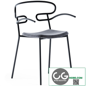 Genoa With Armrest Chair by Traba