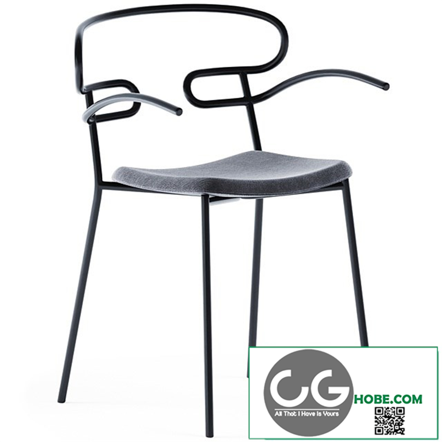 Genoa With Armrest Chair by Traba